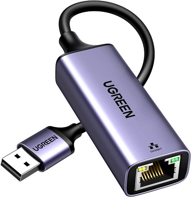 UGREEN LAN Adapter 3.0- 1000 Mbps Ethernet Netzwerk-Adapter USB Typ A auf RJ45