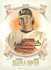 2021 Topps Allen & Ginter #342 Barry Zito