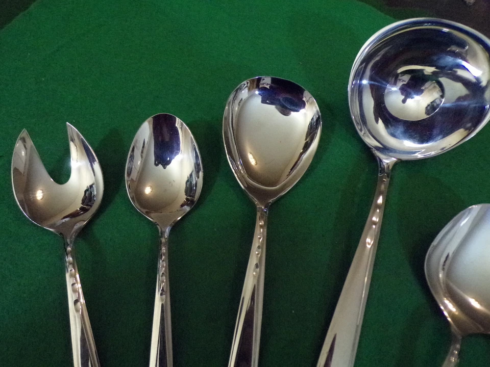 WMF Modell LONDON Satz 7 Vorleger Vorlegeteile in Cromargan TOP ! - Bild 2 von 4