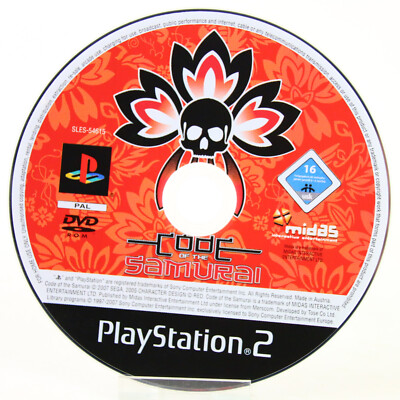Sony Playstation PS2 PAL Code of the Samurai nur CD Sehr Gut