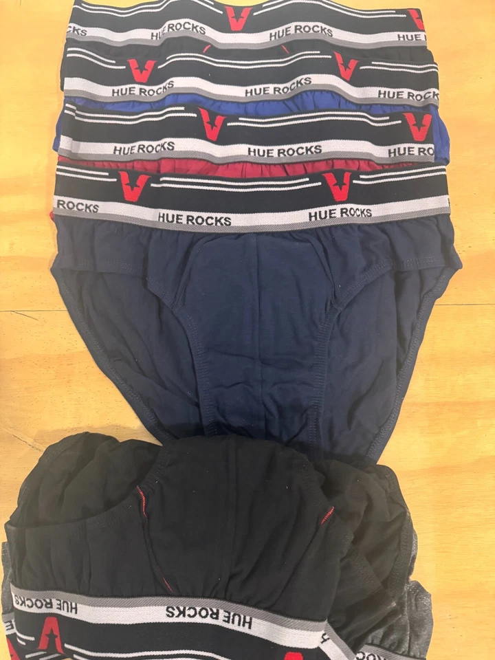 6x Men Bikini Brief 100% Breathable Cotton Solid Color Underwear Low rise fit-M - Image 3 of 4