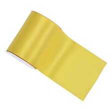 Yellow Double Faced Satin Ribbon 4 Inch 5 Yards Great for Crafts Bows Flower ...