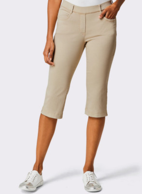 194238+ Creation L by heine  Capri Jeans in Schlupfform  sand NEU Gr. 36 - 50