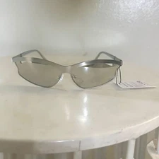 Boohoo MAN Silver Futuristic Sunglasses