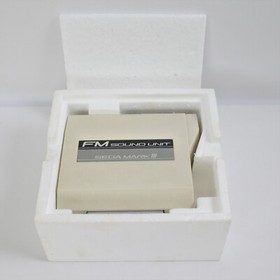 SEGA FM SOUND UNIT Boxed Tested FM-70 For SEGA Mark III JAPAN Game 1994