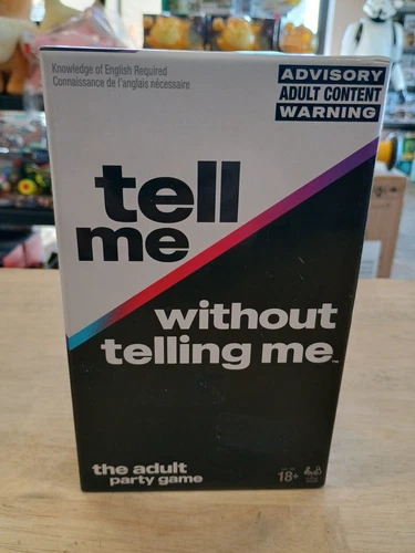 Tell Me Without Telling Me Hilarious Adult Party Game for Game Night