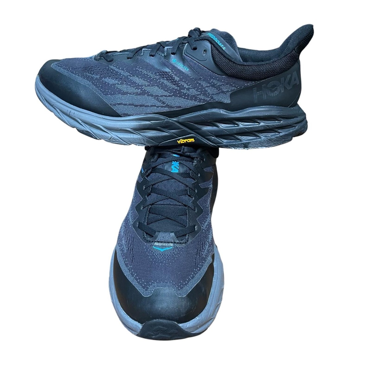Hoka Speedgoat 5 Gore-Tex Spikes Trail Running Hiking Shoes Size 10.5 D Black Men main image 3