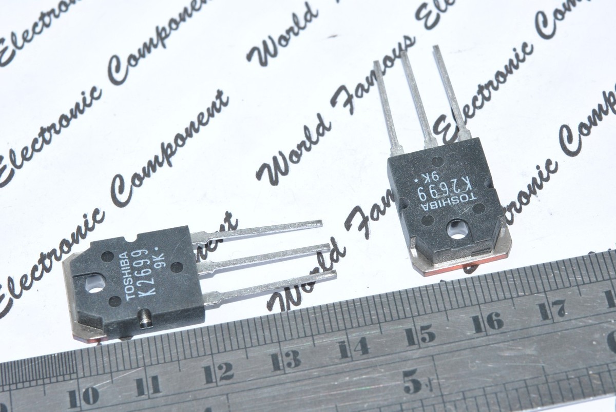1pcs- TOSHIBA 2SK2699 (K2699) N-Channel MOSFET 150W 12A 1pcs- TOSHIBA 2SK2699 (K2699) N-Channel MOSFET 150W 12A