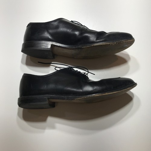 Allen Edmonds Dress Shoes Mens 10.5 D Delray Split-Toe Lace-Up Derby Black USA - Picture 5 of 14