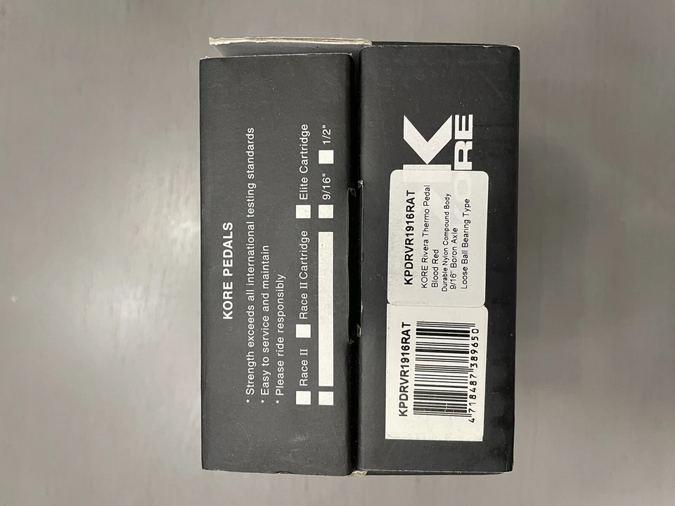 Kore Rivera Thermo Flat Pedal - 9/16” - Blood Red - Image 3 of 3