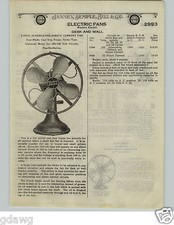 1924 PAPER AD 7 PG Western Electric Fan Desk Wall Ceiling Specs Public Space