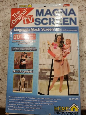 Magna Screen - Magnetic Closing Mesh Door - Easy To Install!