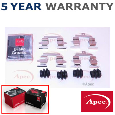 Apec Rear Brake Pads Fitting Kit Fits Nissan Qashqai 1.5 dCi 1.6 2.0 2.5