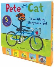 Pete the Cat Set Pete the Cat Take-Along Storybook Set of 5 James Dean