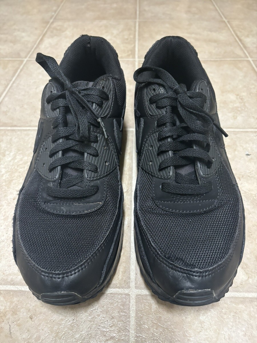 Nike Air Max 90 Triple Black On Black Shoes CN8490-003 Mens