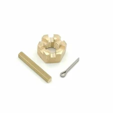 1" and 1-1/8" Inboard Propeller Shaft Castle Nut Kit Set (3/4" - 10 Thread)