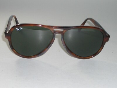 58mm MEDIUM VINTAGE B&L RAY-BAN G15 THICK TORT VAGABOND TRADITIONAL SUNGLASSES