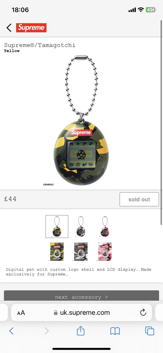 SUPREME Tamagotchi   YELLOW   GEN 1 ✓BRAND NEW CONFIRMED ORDER | eBay
