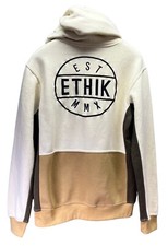 Ethika Mens Pullover Hoodie Color Block Size Medium Green Logo