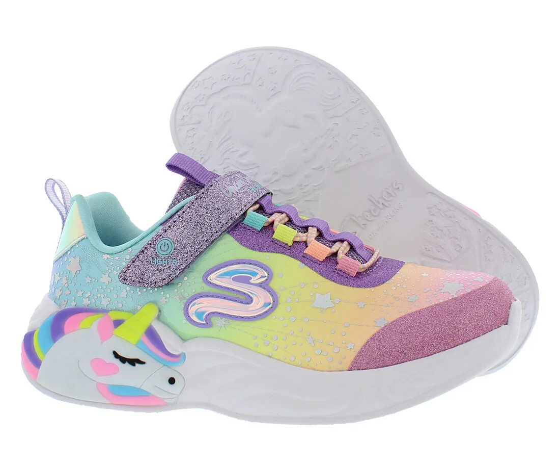 Skechers Unicorn Dreams Light-Up Sneaker - Kids' - Free Shipping | DSW