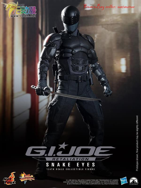 Perfect Hot Toys 1/6 Mms192 G.I. Joe Snake Eyes In Stock New | eBay
