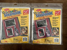 Century Craft B Creative Scrapbook Page Protectors 10 Pack Photo Archival NEW