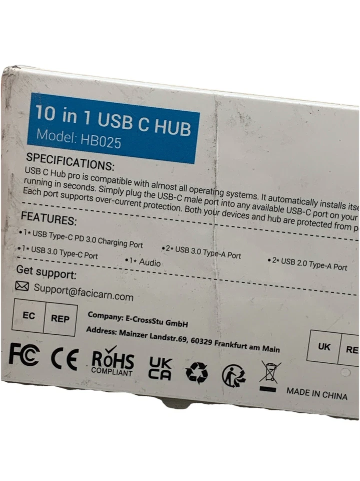 Hyper HyperDrive HB025 Dual 4K HDMI 10-in-1 USB-C Hub for MacBook Pro/Air, iMAC - Image 4 of 4