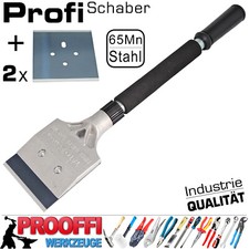 Kraft Bodenschaber Stoßscharre Tapeten Teppich Farb Schaber 500 mm + 2 x Klingen