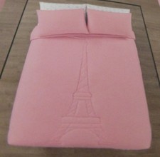 5 pc Dot Dash Paris Twin Comforter, Sham, and Sheet Set NIP