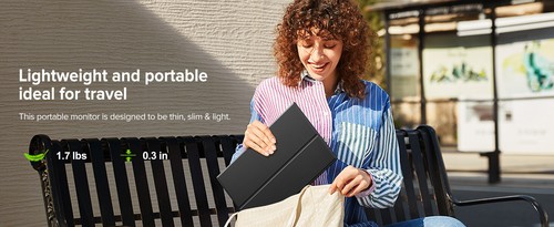 16" 2K Portable Monitor For Laptop QHD Wall Mount External Screen For Computer - Picture 10 of 10