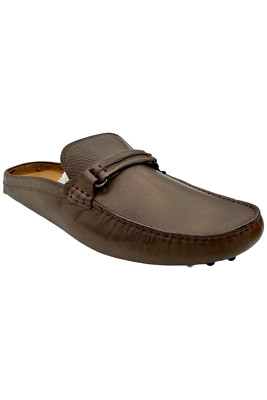 Donald Pliner Vincent Tumbled Calf Leather Slip-On Loafer Cappuccino