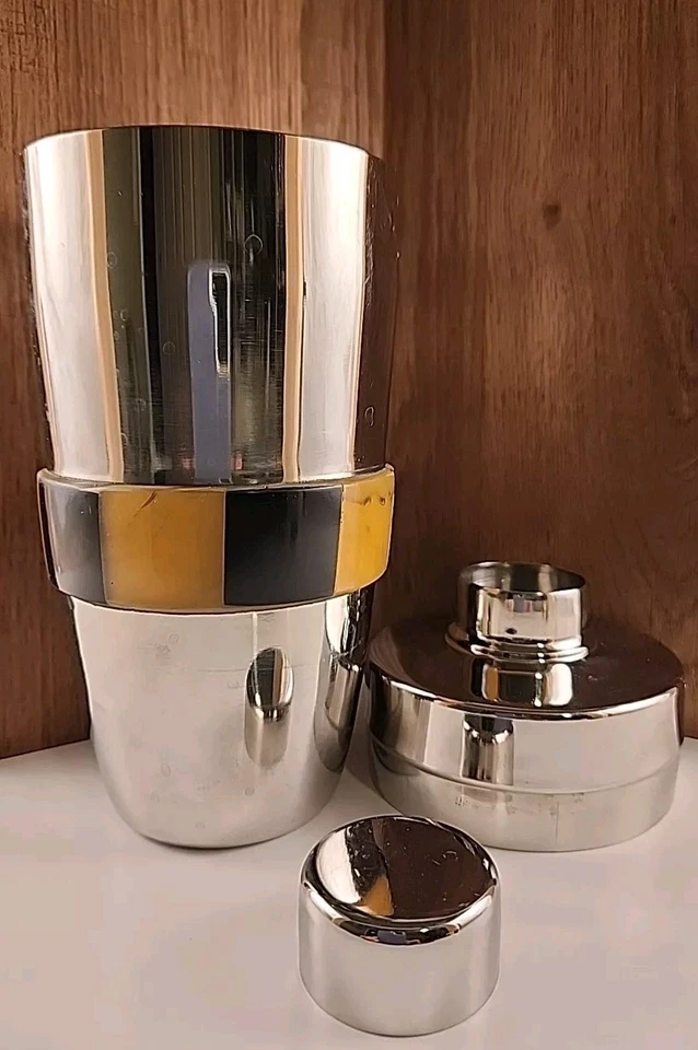 Pier 1进口不锈钢鸡尾酒摇椅滤网树脂装饰表带 — 第 2/4 张图片