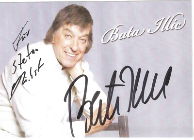Bata Illic Original Autograph!!!