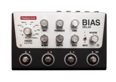 Positive Grid BIAS Delay 4 Buttons Effects Pedal Brand new