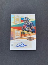 Isaac Bruce Auto 2023 Panini Plates & Patches #AH-IB All Hall of Fame /75