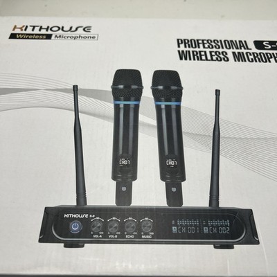 Kithouse S9 UHF Rechargeable Wireless Microphone System