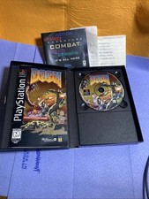 VINTAGE DOOM PS1 LONG BOX CIB MANUAL & FOAM PLAYSTATION 1