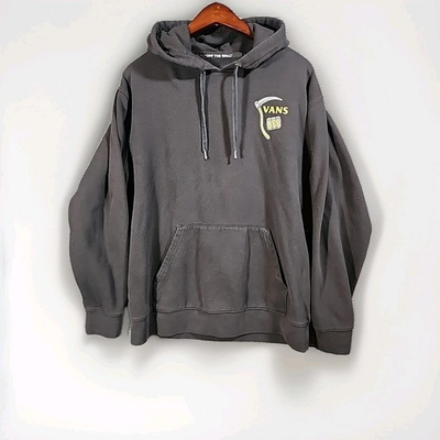 #ad Vans Off The Wall Black Where’s The After Party Hoodie Pullover Mens Size Medium $19.99
