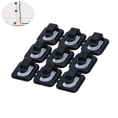 18 Pcs Netzwerkkabel Organizer Verstellbare Kabelclips Kabel-Organizer