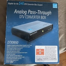 Digital Stream Analog Pass-Through DTV Convertor Box Model DTX9950 V 
