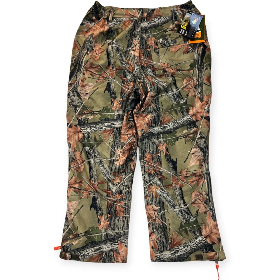 Mens Waterproof Camo Tactical Pants Highland Oversized Leg Zip Hunting Hiking - Image 3 of 4