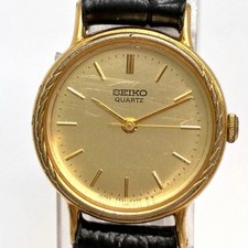 Battery Working SEIKO Watch Quartz Analog Gold