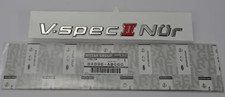 Nissan Genuine SKYLINE GT-R BNR34 R34 V-Spec2 Nur Rear Emblem 84896 - AB060