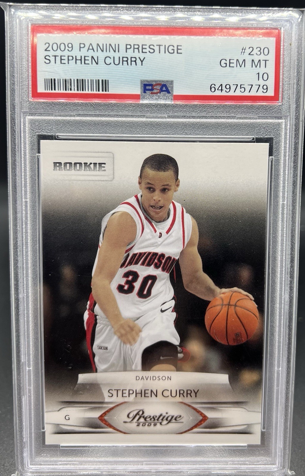 2009-10 Prestige STEPHEN CURRY #207 Rookie RC PSA 10 GEM MINT