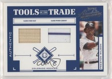 2004 Playoff Absolute Memorabilia Blue Combo Materials /250 Preston Wilson s7f