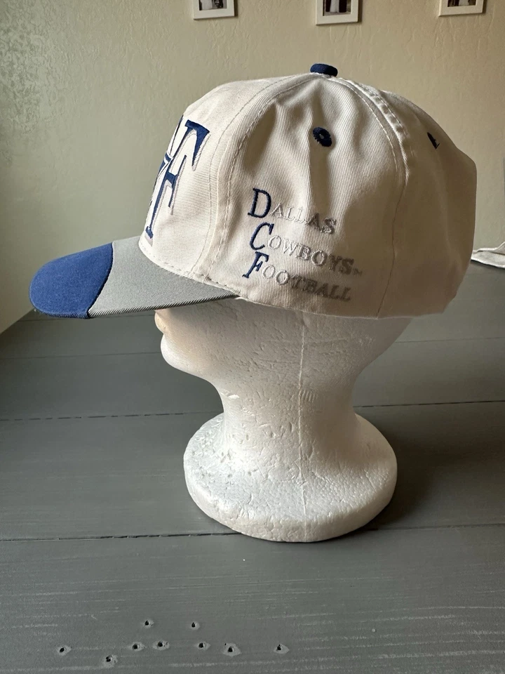 RARE VINTAGE 90s DCF DALLAS COWBOYS TEAM NFL SNAPBACK HAT FOOTBALL EASTPORT OSFA - Image 3 of 4