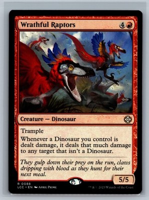 Magic MTG Commander: The Lost Caverns of Ixalan Wrathful Raptors #0088 TCG CCG