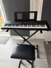 Yamaha PSR E263 Keyboard Piano with Stand & Stool Excellent Condition