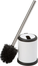 Toilet Brush and Holder Self Closing Lid 360 Degree Brush Head Bathroom Cl