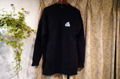 ALANUI 2019AW Collection Oversized Sweater Size S Black
